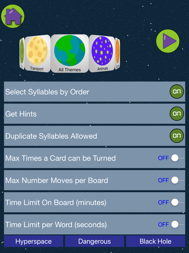 ‎Syllable Word Search - School Screenshot