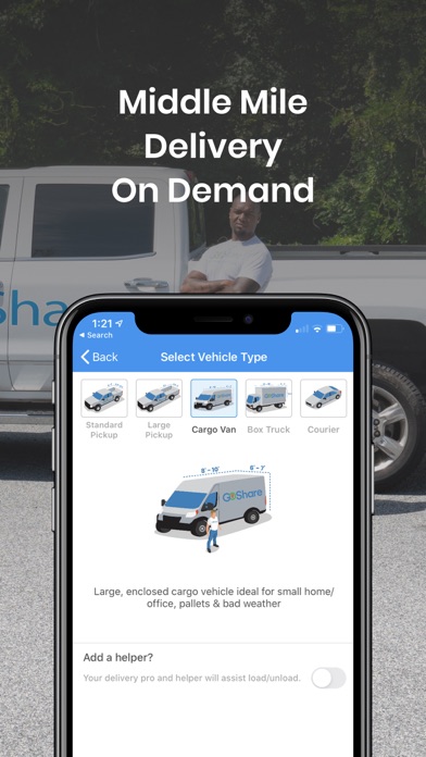 How to cancel & delete GoShare: Deliver, Move & Haul from iphone & ipad 3