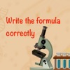 Write the formula correctly