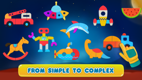 Learning Games for Kids puzzle screenshot