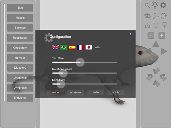 3D Rat Anatomy iPad screenshot
