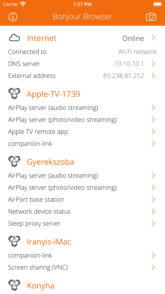 Service Browser - 1.12 - (iOS)