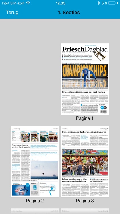 Friesch Dagblad krant screenshot-4