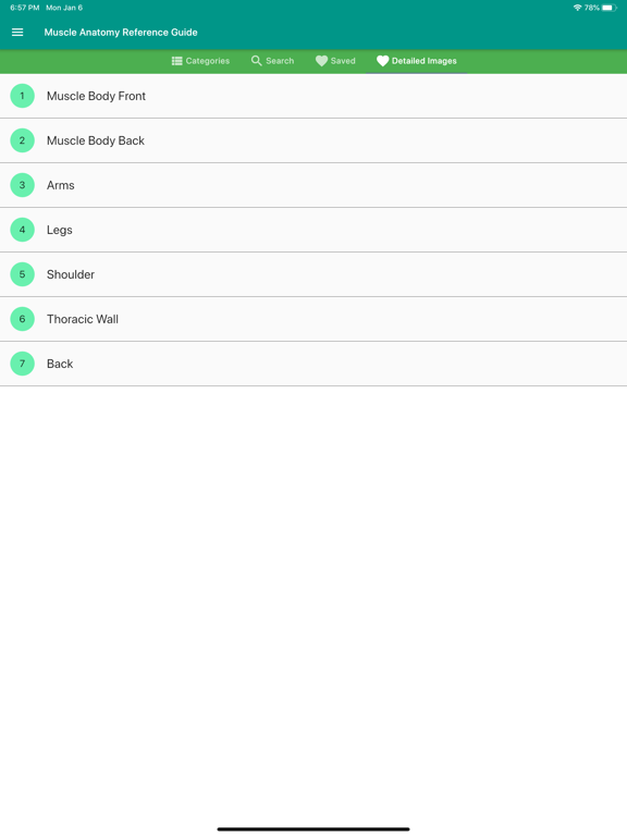 Screenshot #5 pour Muscle Anatomy Reference Guide