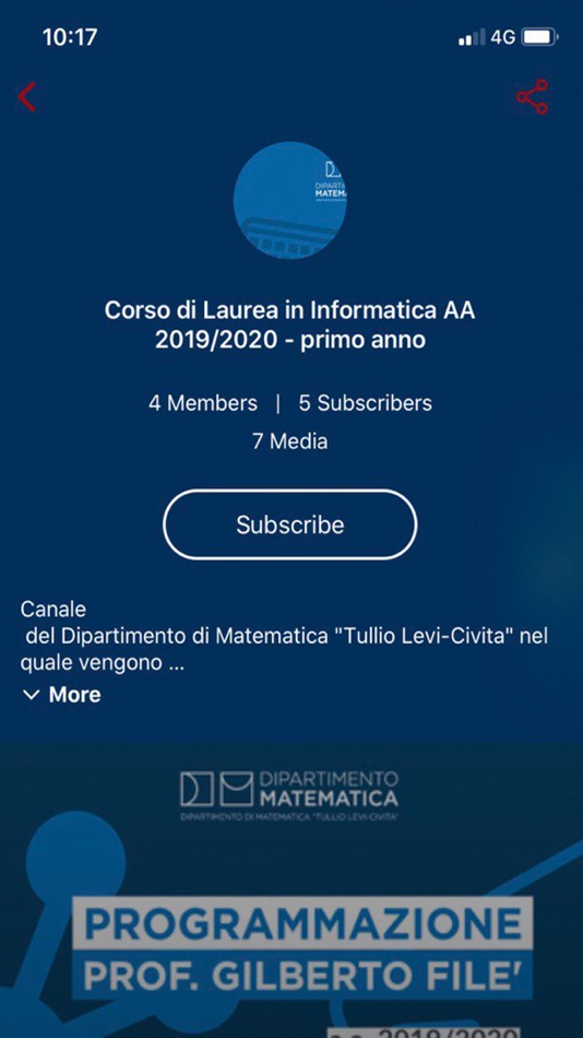 #4. Mediaspace Unipd (iOS) Av: Kaltura Inc.