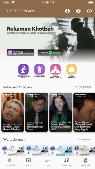 Screenshot #1 pour GKI Peterongan