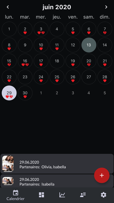 Screenshot #1 pour Intimassy-Sex Tracker Logger