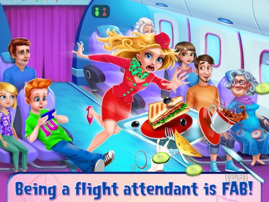 Sky Girls: Flight Attendants iPad app afbeelding 1