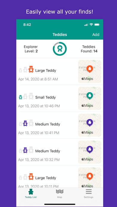 Screenshot #2 pour Teddy Tracker