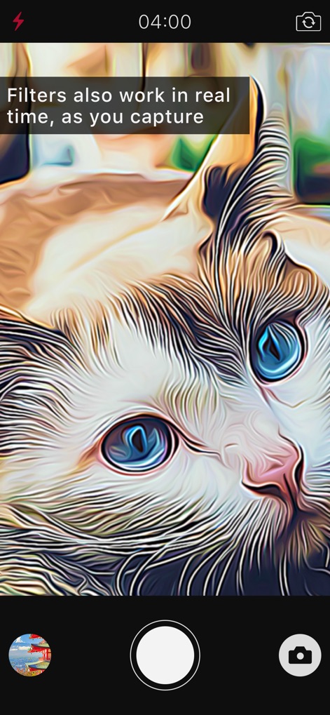 Visionn - visionn-app-real-time-artistic-filter-cat