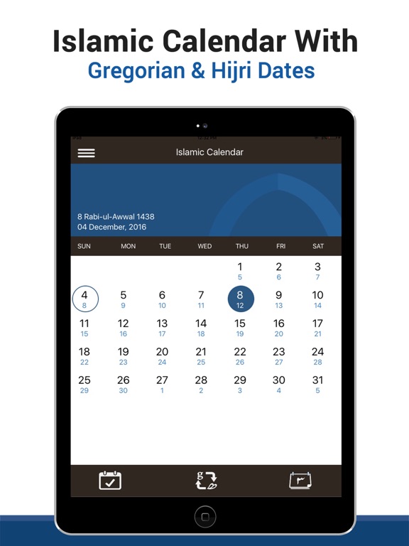 Screenshot #4 pour Islamic Calendar & Events