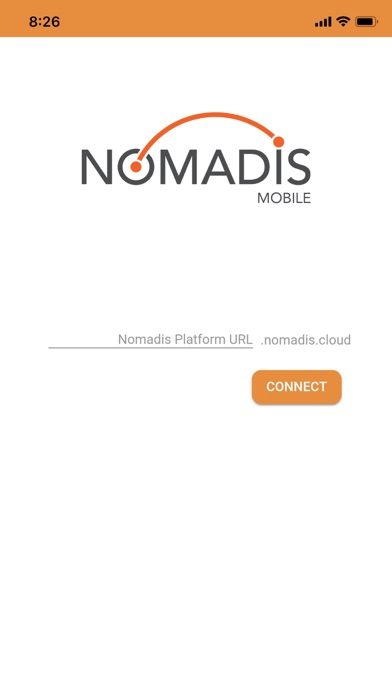 Nomadis Mobile Screenshot
