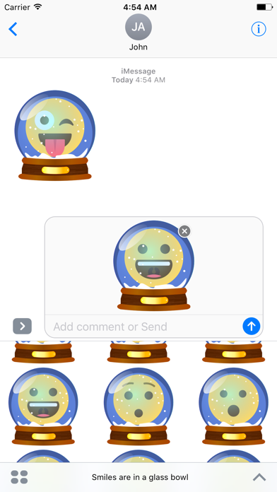 Screenshot #1 pour Smiles are in a glass bowl