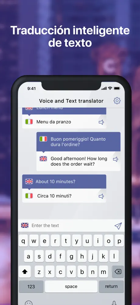 Traductor de Voz y Textos