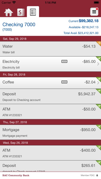 BAC Business Mobile Banking screenshot-4