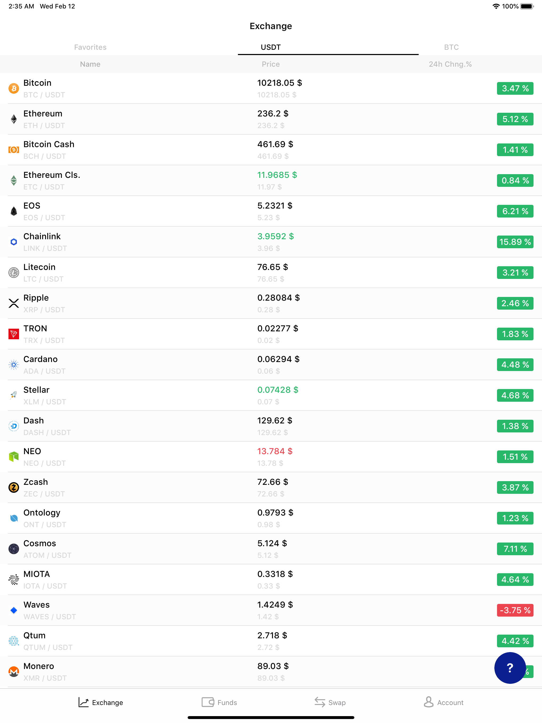 Bitcoin exchange and wallet screenshot 6