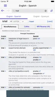 wordreference dictionary iphone screenshot 1