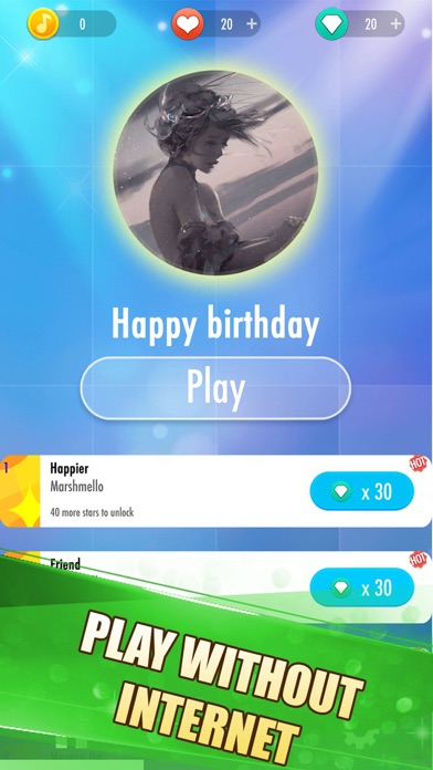 Screenshot #1 pour Master Tiles Piano