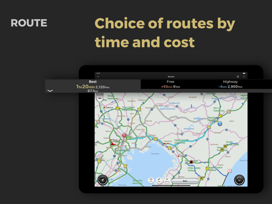 CAR NAVITIME iPad screenshot 4 - Navigation app