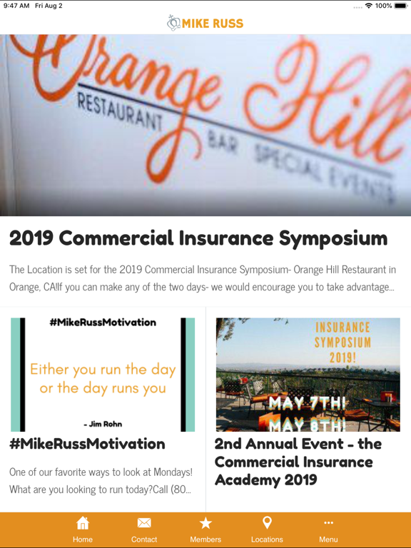 Mike Russ Training iPad screenshot 2 - Education app