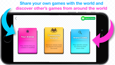 Arenas - Play and Make Games Screenshot