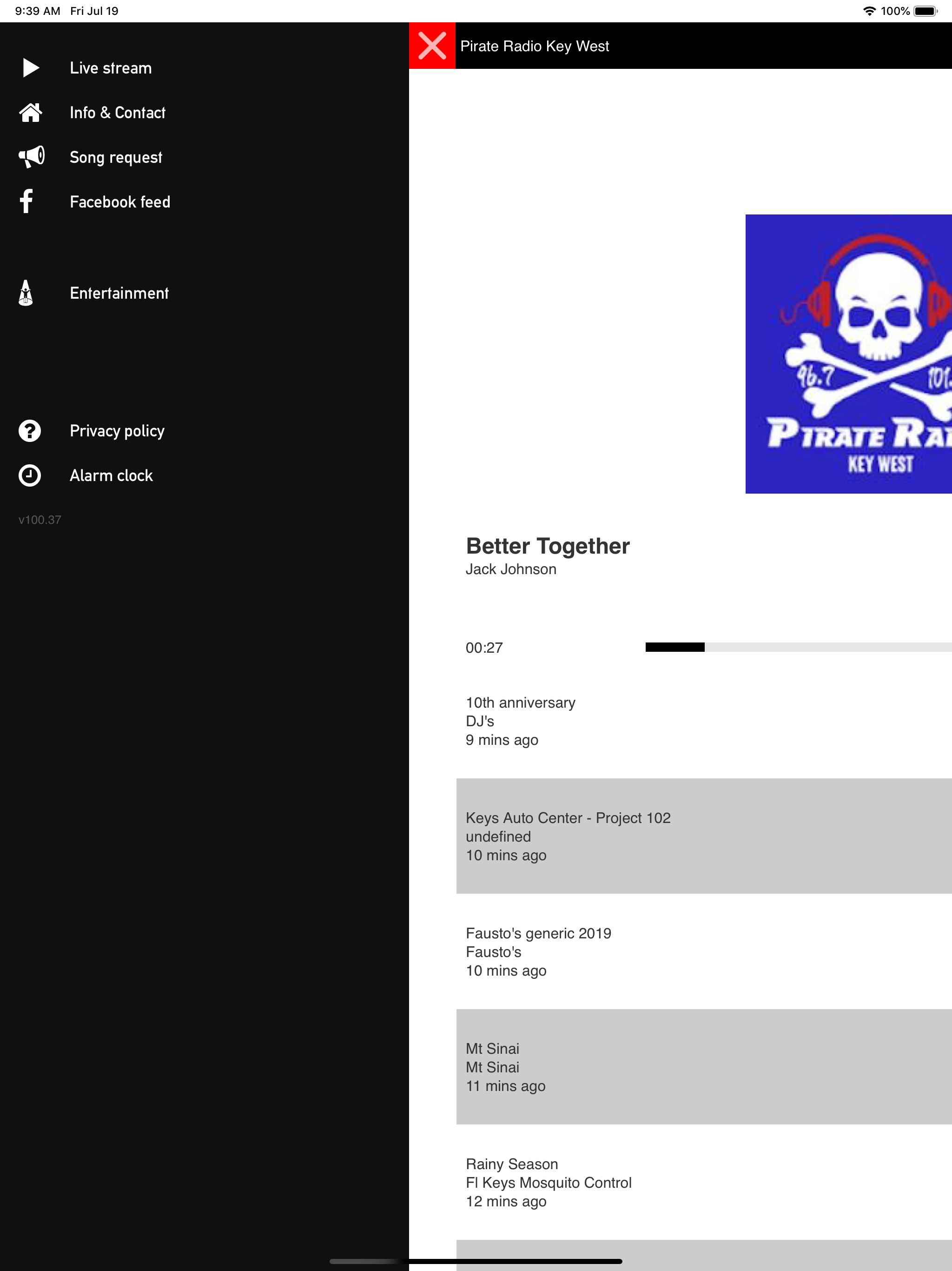 Pirate Radio Key West App