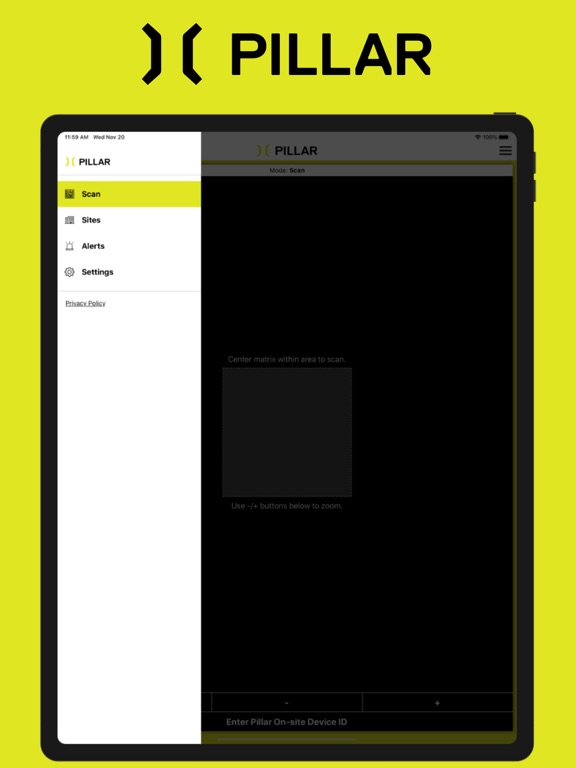 Pillar On-Site iPad screenshot 4 - Business app