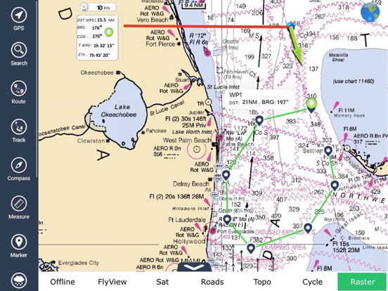 Great Lakes HD Nautical Charts iPad screenshot