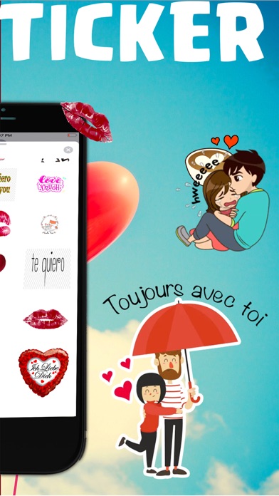 LOVE STICKER screenshot 2