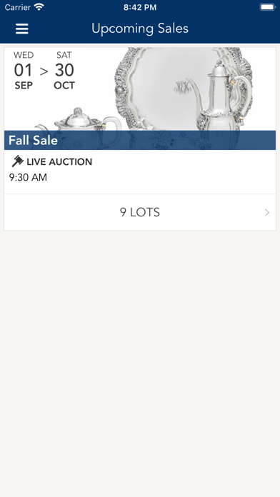 Tenmoku Auctions Screenshot