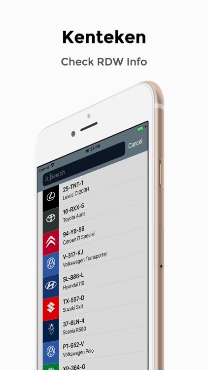 Kenteken - Check RDW Info