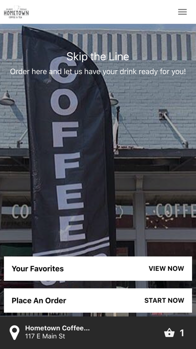 Hometown Coffee and Tea Screenshot