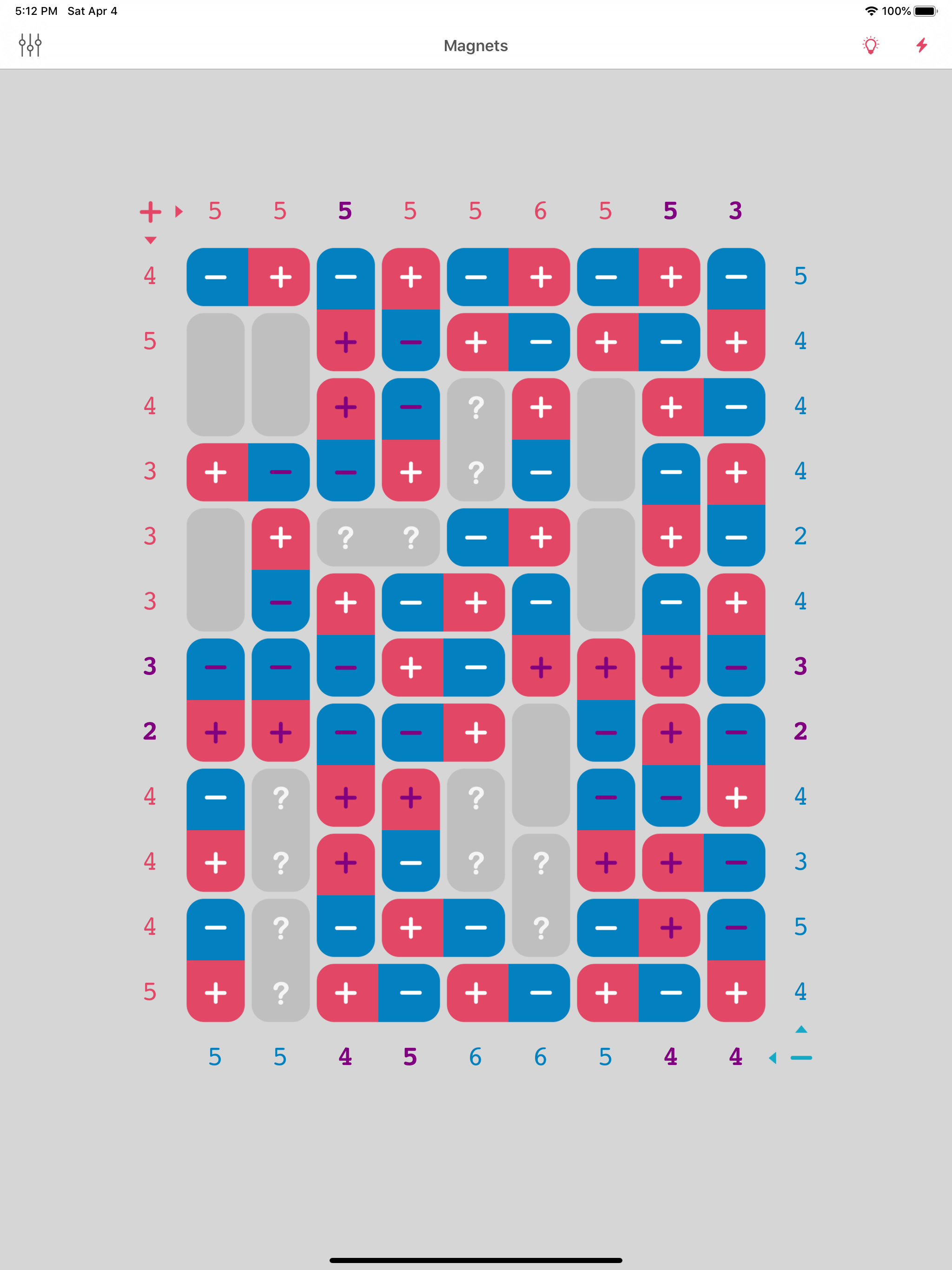 Magnets Puzzle