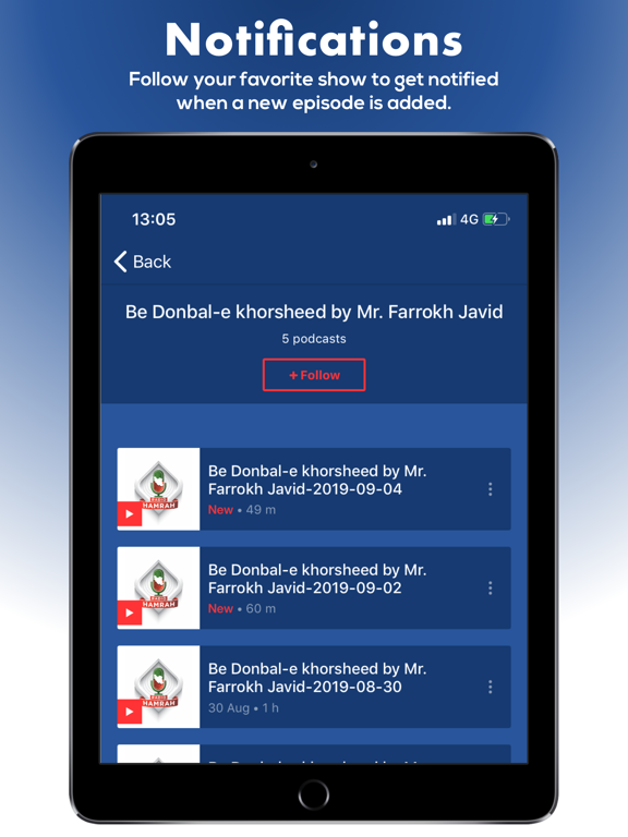 Radio Hamrah iPad screenshot 4 - Music app