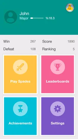 Game screenshot Spades: Card Game apk