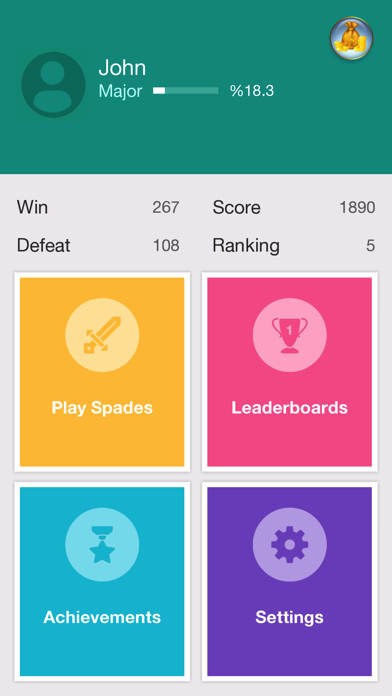 Spades: Card Game screenshot 2
