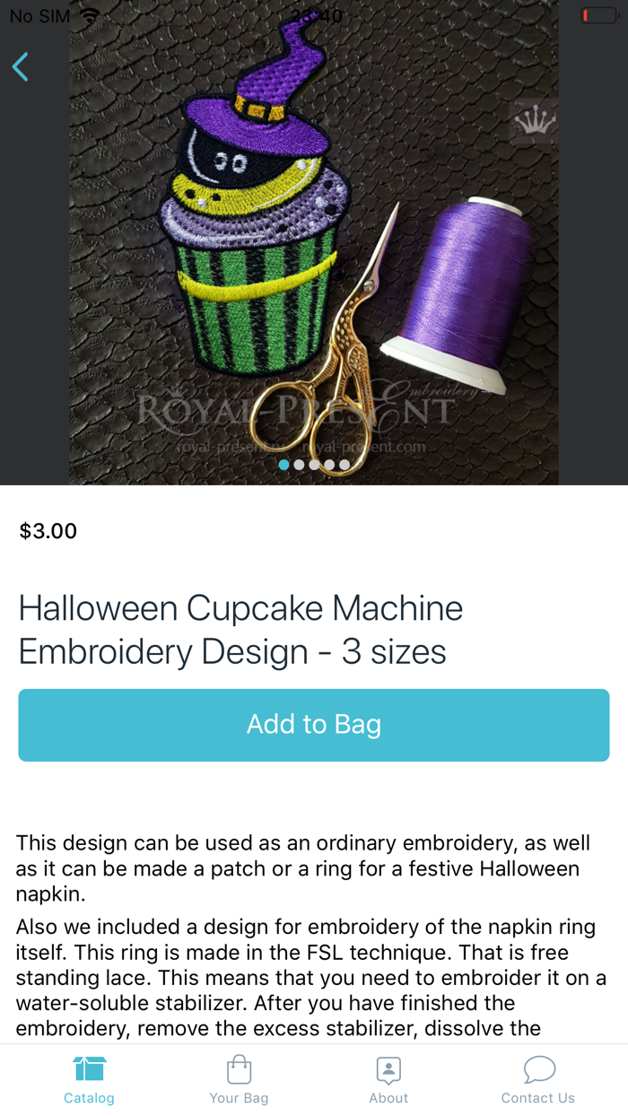 Royal Present Embroidery