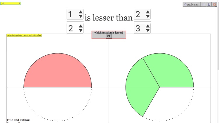 Compare Fractions Interactive