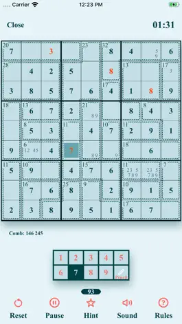 Game screenshot Killer Sudoku Challenge apk