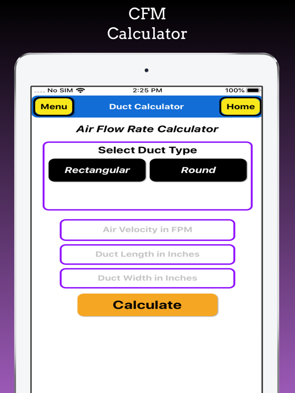 Screenshot #6 pour Duct Calculator Pro