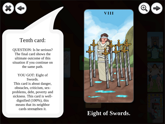 Tarot Readings Premium iPad screenshot 4 - Entertainment app