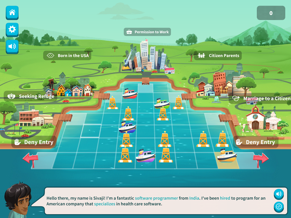 #1. Immigration Nation! (iOS) Podle: iCivics, Inc.