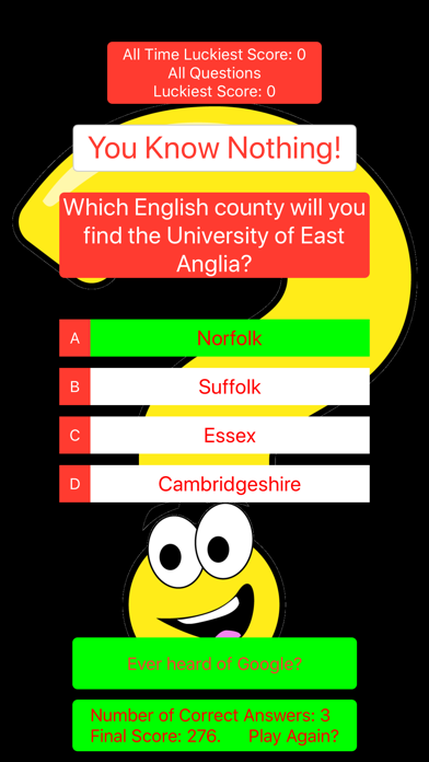 Screenshot #3 pour You Know Nothing Trivia
