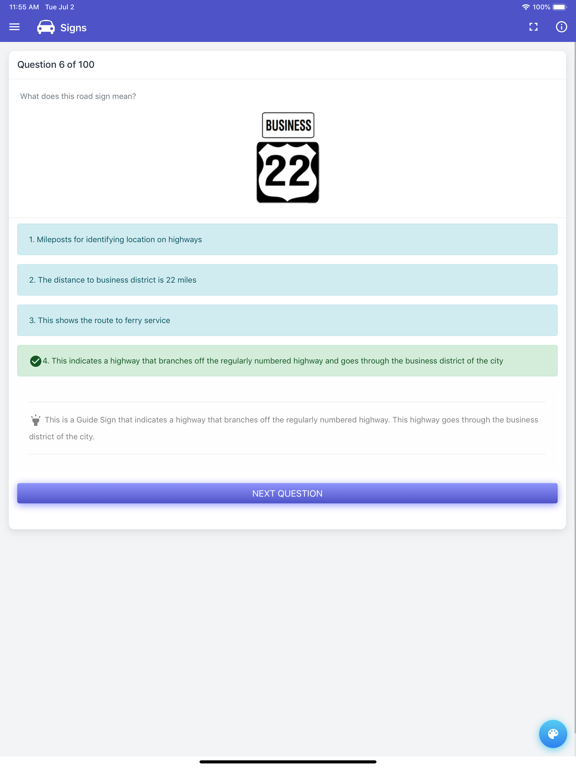 Screenshot #4 pour Oklahoma DPS Practice Exam