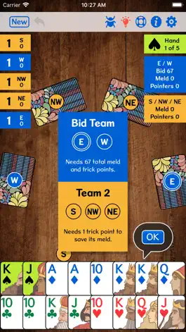 Game screenshot 5-Handed Pinochle apk
