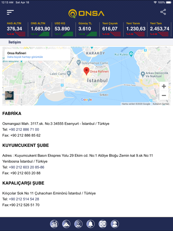 Onsa Rafineri iPad screenshot