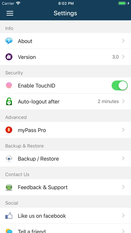 myPass - password manager