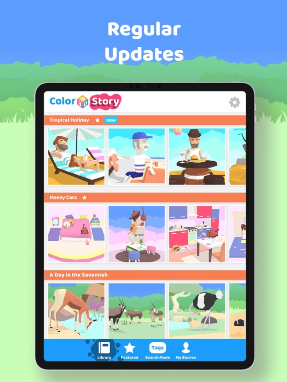 Color a Story: 3D Coloring iPad screenshot 5 - Entertainment app