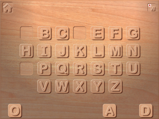 Alphabet English ABC Wooden iPad screenshot 5 - Education app