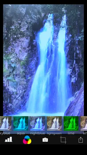 Capture d'écran de SlowlyCam sur iPhone 4